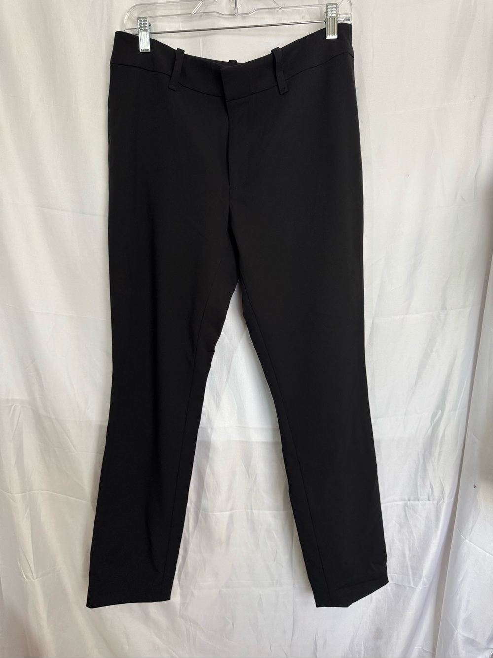 The Reset R Label Black Straight-Leg Dress Trousers Size Large